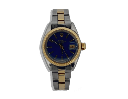 datejust cadran bleu or acier