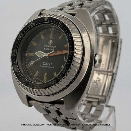 montre-certina-diver-pro-ds-2-super-ph-1000-aix-marseille-toulon-nice-ajaccio-bastia-porto-veccio-paris-vintage-tritium