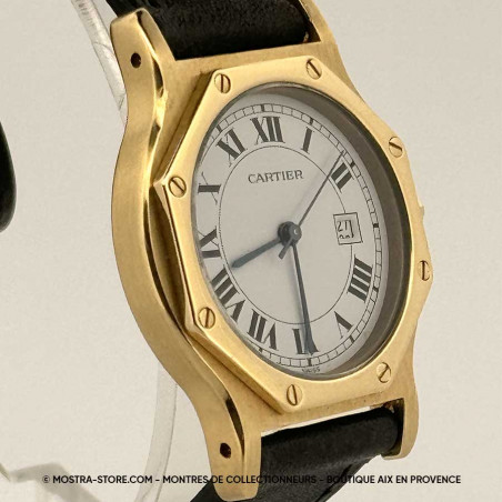 montre-cartier-femme-santos-lady-octagon-or-2965-occasion-lyon-paris-orleans