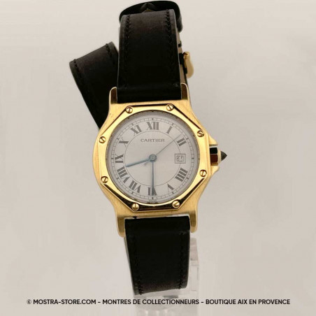 montre-cartier-femme-santos-lady-octagon-or-2965-occasion-achat-vente-l-isle-sur-sorgue-deauville-orleans