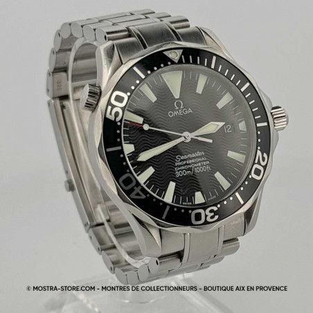 montre-omega-occasion-seamaster-300-pour-homme-cadran-noir-aix-provence-marseille-sanary-cassis-aubagne