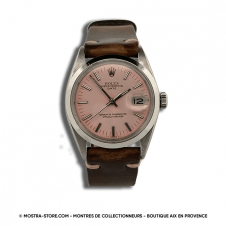 montre-rolex-occasion-pour-femme-1500-vintage-cadran-rose-aix-marseille-1