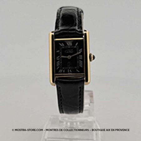 montre-occasion-cartier-must-P-925-mecanique-cadran-noir-aix-provence-salon-paris-gap-bruxelles-geneve-lausanne-zurich-barcelona