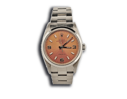 montre-occasion-rolex-air-king-14000-pour-femme-cadran-rose-aix-marseille-montpellier-arles-beziers-gap-venelles-avignon